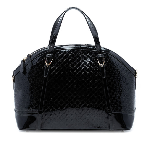 Gucci Handbags - Pre-Loved Gucci Large Microguccissima Patent Nice Dome Satchel